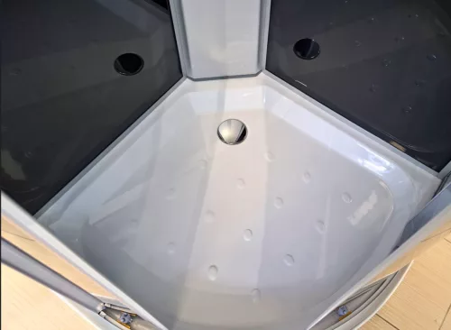 Zuhanykabin, 508 ECO STAR Fehér 80x80x195 cm Tető nélkül