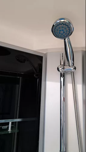 Zuhanykabin, 508 ECO STAR Fehér 80x80x195 cm Tető nélkül