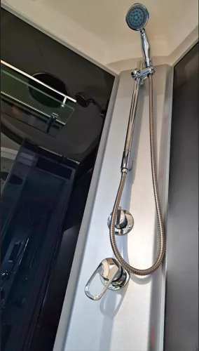 Zuhanykabin, 508 ECO STAR Fehér 80x80x195 cm Tető nélkül