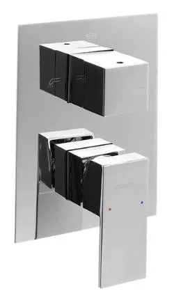 Falba süllyesztett csaptelep, Sapho LATUS zuhanycsaptelep 3 irányú króm 1102-44