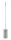 WC-kefe tartó, RIDDER WC-kefe, 67 cm-es nyéllel, fém : A0170101 Sapho