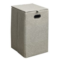 Szennyeskosár, AQUALINE 35x35x58 szürke LA3808