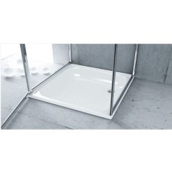   Zuhanytálca, AQUALINE Lemez zuhanytálca 70x70x12 cm, fehér: PD70x70