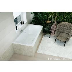   Hidromasszázs kád, M-Acryl Helena  190x90 Wellness Premium Plus elektronikus vezérléssel