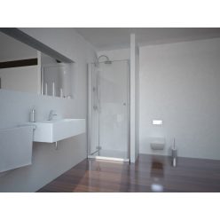   Zuhanyajtó, Sanotechnik Smartflex zuhanyfülke nyíló ajtó Cikkszám: D12111R - jobbos kivitel