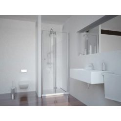   Zuhanyajtó, Sanotechnik Smartflex zuhanyfülke harmónika ajtó Cikkszám: D1281FR - jobbos kivitel