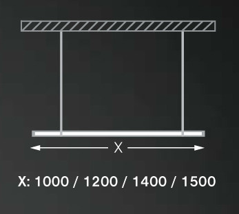 Walk-in, Roltechnik WALK H/1000 walk in zuhanykabin :RT