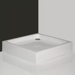 Zuhanytálca, Roltechnik Cola-P 900x900 önhordó szögletes