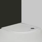 Zuhanytálca, Roltechnik Tahiti-M 900x900 íves Sanipro