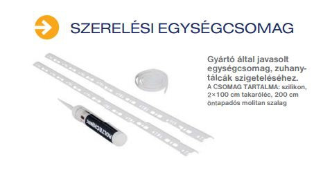 Szerelési egységcsomag, Roltechnik szerelési egységcsomag zuhanytálcákhoz :RT