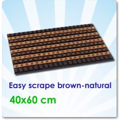 Lábtörlő, Easy Scrape Brown-natural