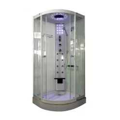   Hidromasszázs zuhanykabin, Aqualife Brill 8081 fehér 100x100x210 cm