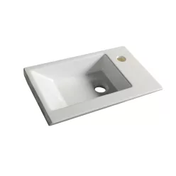 Mosdó, Aqualine Zoran kerámiamosdó 45x27,5 cm 4045
