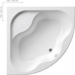 Kád, Ravak GENTIANA 140x140 fehér CF01000000