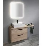 Mosdó, AQUALINE pultra vagy falra szerelhető 50x42 10SF50051