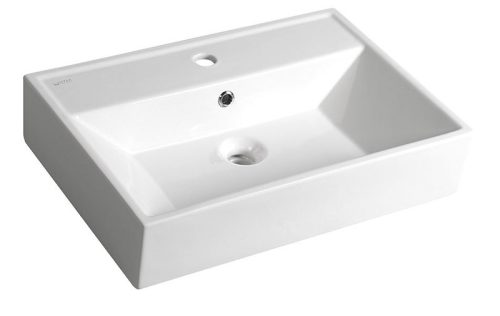 Mosdó, AQUALINE pultra vagy falra szerelhető 70x42 10SF50070