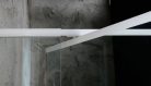 Zuhanyajtó, AQUALINE AMICO fehér/transzparent üveg 82-100cm.: G80