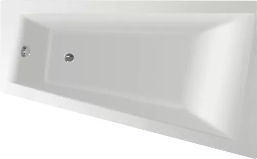 Kád, AQUALINE METUJE akril kád 160x100x47 cm, jobb, láb nélkül: G2611