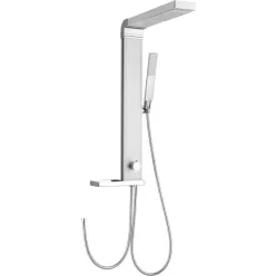   Zuhanyszett, AQUALINE ROME zuhanyoszlop 822mm alumínium SL760