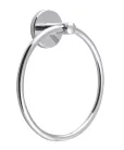 Törölközőtartó, AQUALINE SAMBA törölközőtartó, kör, króm: SB106