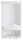 Polc, AQUALINE WHITE LINE JUNIOR Sarok 189x385x139mm ABS fehér 8079