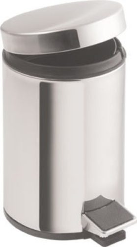 Szemetes, AQUALINE SIMPLE LINE Szemetes kosár, 3l, csiszolt inox: 27103