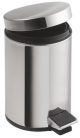 Szemetes, AQUALINE SIMPLE LINE Szemetes kosár, 12l, csiszolt inox: 27112