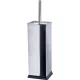 WC-kefe tartó, AQUALINE SIMPLE LINE 9,5x9,5x38cm csiszolt inox GA1210