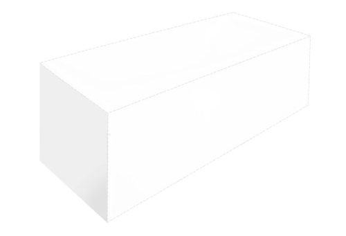 Oldallap, M-Acryl D típus Royal egyenes 110 kádhoz