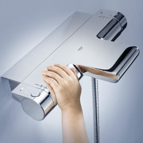 Kádtöltő csaptelep, Grohe GRT 2000termosztátos polccal Cikkszám: 34464001