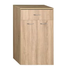   Álló szekrény, AQUALINE ZOJA fiókkal platina tölgy 50x78x29 50315