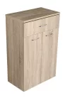 Álló szekrény, AQUALINE ZOJA fiókkal platina tölgy 50x78x29 50315