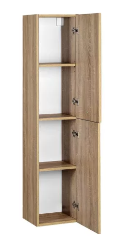 Álló szekrény, Aqualine Zoja /Keramia Fresh platina tölgy 51157
