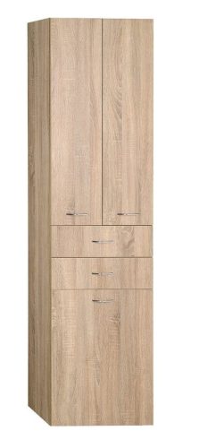 Álló szekrény, Aqualine Zoja /Keramia Fresh platina tölgy 51295