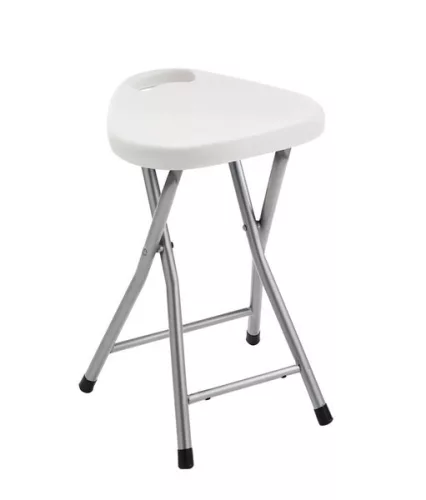 Ülőke, AQUALINE WHITE LINE termoplast/ acél, fehér: CO75