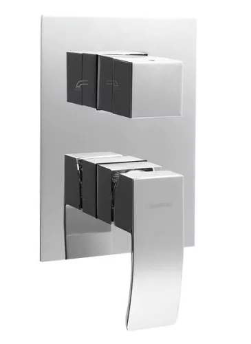 Falba süllyesztett csaptelep, Sapho GINKO csaptelep 3 irányú váltóval króm 1101-44