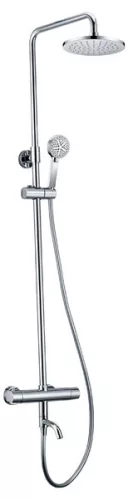 Zuhanyszett, Sapho KIMURA termosztatikus zuhanyoszlop kádtöltő króm KU500
