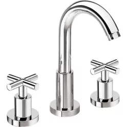   Mosdó csaptelep, Sapho REITANO AXIA 3részes lefolyó nélkül króm 502/S