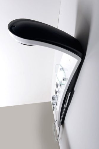 Zuhanypanel, Sapho POLYSAN LUK 25x130cm termosztatik csaptelep sarok 80325