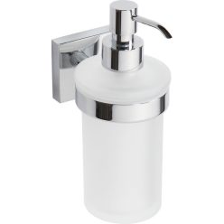   Szappanadagoló, Sapho BEMETA BETA tejüveg 185x100x75mm 230ml 132109017