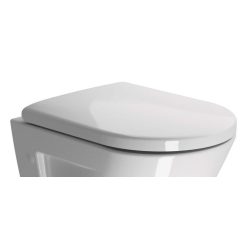   WC tető, WC-ülőke duroplast, fehér/króm, soft close: MS86CN11 Sapho