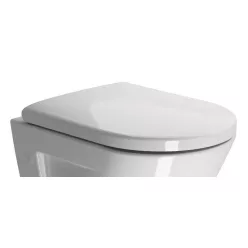   WC tető, WC-ülőke duroplast, fehér/króm, soft close: MS86CN11 Sapho