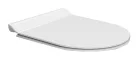WC tető, Sapho NORM/PURA SLIM Soft Close duroplast fehér/króm MS86CSN11
