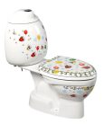 WC, Sapho KID gyermek kombi hátsó kifolyás színes minták CK311.400.0F