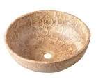 Mosdó, PRIORI kerámiamosdó, átmérő 42cm, barna mintás: PI010 Sapho