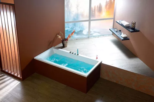 Kád, POLYSAN MARLENE egyenes kád, 180x80x48cm: 72034 Sapho