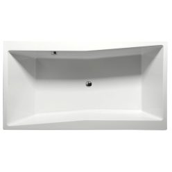   Kád, POLYSAN QUEST egyenes kád 180x100x49cm, fehér: 78511 Sapho