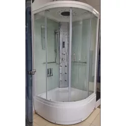 Hidromasszázs zuhanykabin, 7810 ECO 90x90x215 fekete