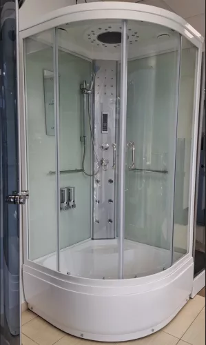 Hidromasszázs zuhanykabin, 7810 ECO 90x90x215 fekete