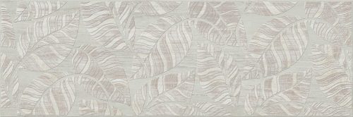 Dekorcsempe, Cersanit Livi Beige Inserto Leaves 20X60 WD339-032